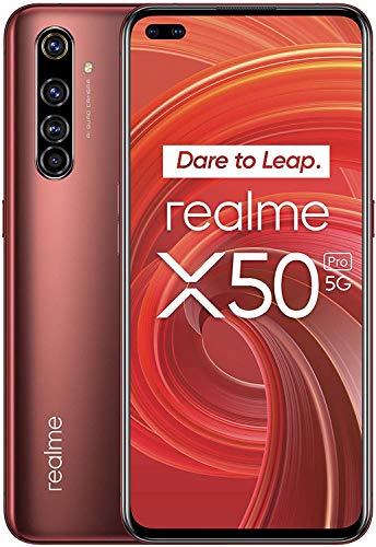 realme X50 Pro 5G UK/EU Global ROM RMX2075 Factory Unlocked Single SIM 12GB+256GB Sunrise RED - International Version