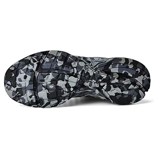 Troadlop Mens Tennis Shoes Breathable Food Service Restaurant Sneakers Comfortable Athletic Sport Running Gym Workout Shoes Camouflage Gray 12