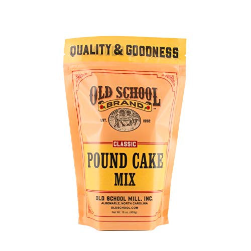 Old School Brand Classic Pound Cake Mix, 16 ounce Mix -- Make a 1 lb. Pound Cake with old time goodness!