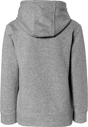 Nike Boy's Club Fleece Pullover Hoodie (Little Kids) Carbon Heather 4 Little Kids