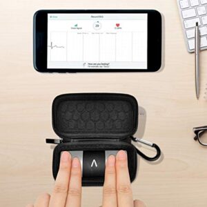 Case Compatible with AliveCor KardiaMobile Personal EKG| Kardia Mobile 6L EKG Device and Heart Monitor| Snap ECG Monitor for Apple and Android Device (Bag Only)