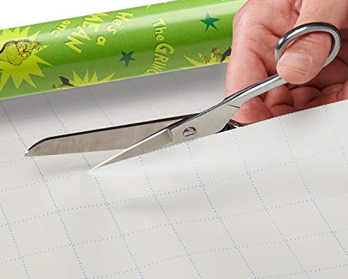 American Greetings 105 sq. ft. Christmas Wrapping Paper Bundle with Cut Lines, The Grinch (3 Rolls in. x ft.)