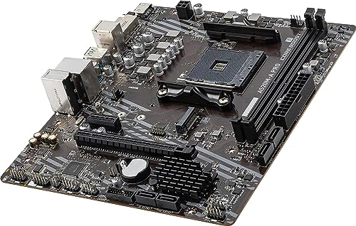 MSI A520M-A PRO Gaming Motherboard (AMD AM4, DDR4, PCIe 3.0, SATA 6Gb/s, M.2, USB 3.2 Gen 1, DVI/HDMI, Micro-ATX)