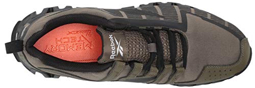 Reebok mens Zigwild 6 Trail Running Shoe, Army Green/Black/White, 7.5 US