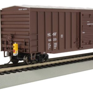 Bachmann Trains - 50' Outside Braced Box Car with Flashing End of Train Device - Frisco # 44213 - HO Scale, 14908