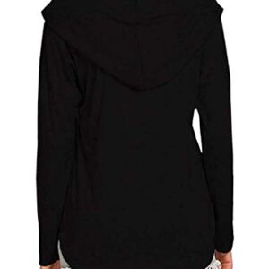 WbJetr Black Woman Beautiful Magic Long Sleeve V Neck Casual Loose Hoodies Tops