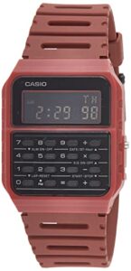 casio ca-53wf-4b calculator red digital mens watch original new classic ca-53