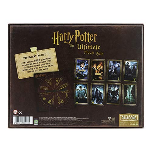 Paladone Ultimate Harry Potter Movie Quiz, Officially Licensed Trivia Game with 1600 Questions