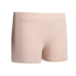 QinCiao Kids Girls Boys Ballet Dance Booty Shorts Slipshort Gym Sports Yoga Cycling Running Botttom Hot Pants Nude 10