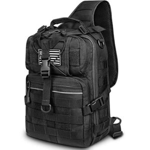 G4Fee 50L Hiking Climbint Bakcpack with Tactical Sling Small Backpack Ragne Bag