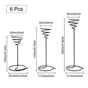 AHANDMAKER 6 Packs Airplant Planter Holder, 3 Sizes Air Plant Container Tillandsia Holder for Displaying Small Air Plant, Home Office Desktop Decoration