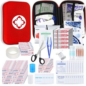 small-waterproof car first-aid kit emergency-kit - 273piece camping equipment for camping hiking home travel yiderbo