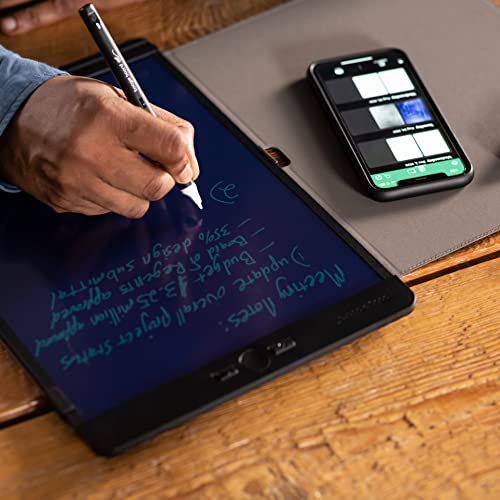 Boogie Board Authentic Blackboard Smart Pen Reusable Writing Tablet Digital Notepad – Smart Pen Stylus for Home, Office, College, Work from Home Essential for Note Taking - Letter 8.5”x 11”