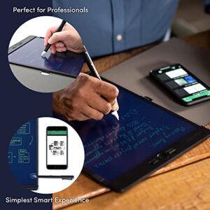 Boogie Board Authentic Blackboard Smart Pen Reusable Writing Tablet Digital Notepad – Smart Pen Stylus for Home, Office, College, Work from Home Essential for Note Taking - Letter 8.5”x 11”
