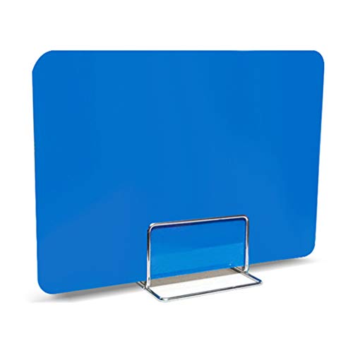 5040cm Isolation Board Blue Acrylic Material Removable Baffle Desk top Screen partition Student exam partition Board Canteen Anti-Dropping partition