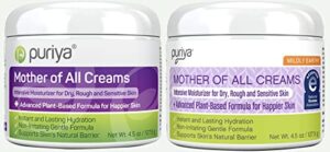 puriya eczema cream, plant rich formula provides instant and lasting relief for severely dry, cracked, or irritated skin, for redness and rashes, bundle of light peppermint and mildly earthy scent