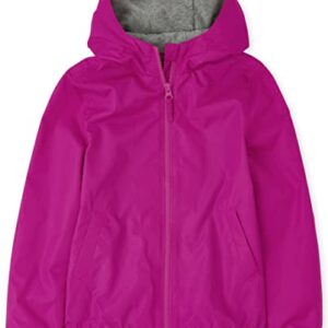 The Children's Place girls Windbreaker Jacket, Aurora Pink, Medium US