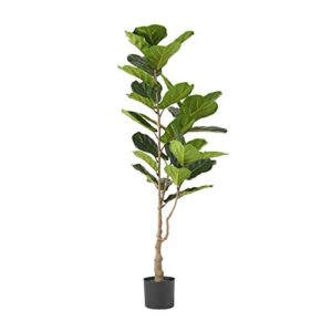 christopher knight home 313743 artificial plants, 5' x 2', green
