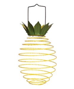solar lantern game pineapple, waterproof 45 led outdoor decorative hanging lights for garden yard & patio (1)
