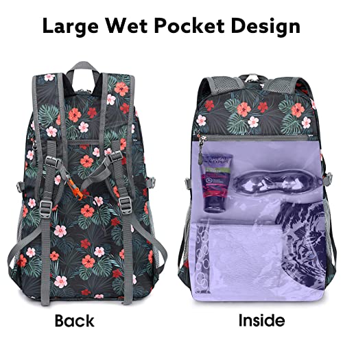 G4Free 40L Lightweight Packable Hiking Backpack, Waterproof Travel Daypack