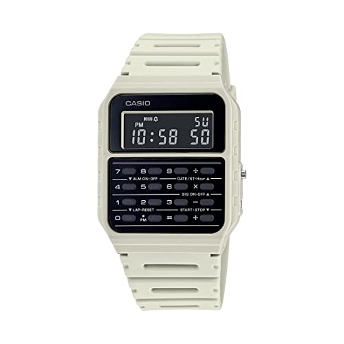 Casio CA-53WF-8B Calculator Beige Digital Mens Watch Original New Classic CA-53