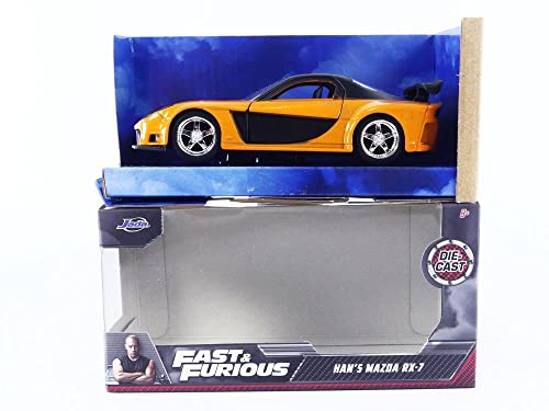 Jada Toys Fast & Furious 1:32 Han's Mazda RX-7 Die-cast Car, Toys for Kids and Adults