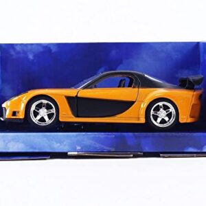 Jada Toys Fast & Furious 1:32 Han's Mazda RX-7 Die-cast Car, Toys for Kids and Adults