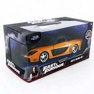 Jada Toys Fast & Furious 1:32 Han's Mazda RX-7 Die-cast Car, Toys for Kids and Adults
