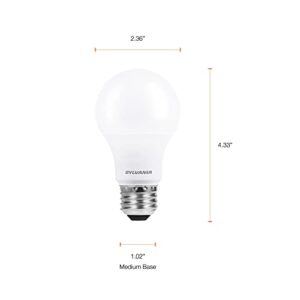 SYLVANIA ECO LED Light Bulb, A19, 100W Equivalent, Efficient 14.5W, 7 Year, 1450 Lumens, Frosted, 5000K, Daylight - 6 Pack (40884)