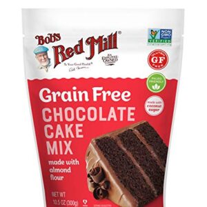 Bob's Red Mill Grain Free Chocolate Cake Mix, 10.5-ounce (Pack of 5)