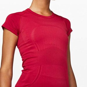 Lululemon Swiftly Tech Short Sleeve Crew (Dark Red, 6)