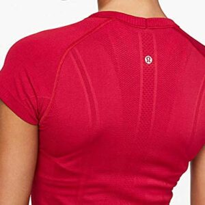 Lululemon Swiftly Tech Short Sleeve Crew (Dark Red, 6)