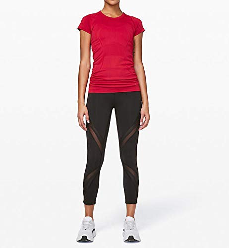 Lululemon Swiftly Tech Short Sleeve Crew (Dark Red, 6)