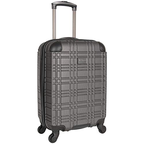 Ben Sherman Nottingham Lightweight Hardside 4-Wheel Spinner Travel Luggage, Charcoal, 2-Piece Set (20" & 28")