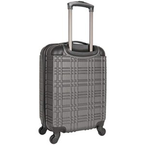 Ben Sherman Nottingham Lightweight Hardside 4-Wheel Spinner Travel Luggage, Charcoal, 2-Piece Set (20" & 28")