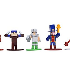 Jada Toys Minecraft Dungeons Nano Metalfigs 1.65" Die-cast Collectible Figures 20-Pack Wave 4, Toys for Kids and Adults Silver