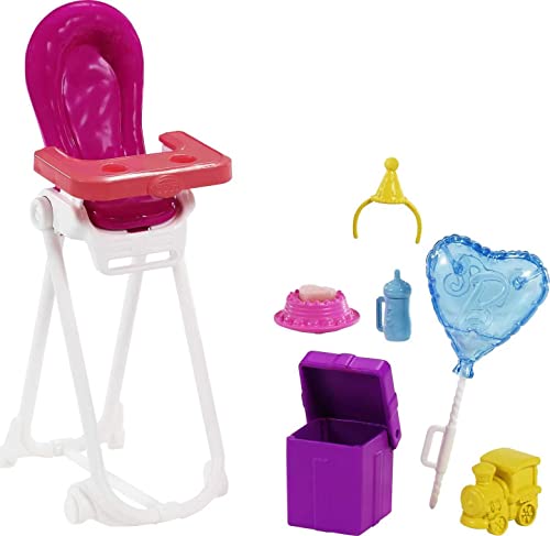 Barbie Skipper Babysitters Inc. Dolls & Playset with Babysitting Skipper Doll, Color-Change Baby Doll, High Chair & Party-Themed Accessories for Kids 3 to 7 Years Old