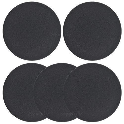 5 Pack Premotor Filter for Bissell Powerforce Helix Bagless Vacuum 2191, 2190, 2254, 2256, 1700,Foam Filters Replace Parts #1608225