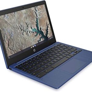 HP Chromebook 11-inch Laptop - MediaTek - MT8183-4 GB RAM - 32 GB eMMC Storage - 11.6-inch HD Display - with Chrome OS - (11a-na0030nr, 2020 Model, Indigo Blue) (Renewed)