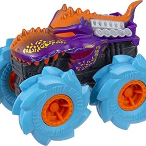 Hot Wheels Monster Trucks Twisted Tredz Creature Themed 1:43 Scale Flywheel Friction Motor Assorted Stylized Giant Wheels Power Over Terrain and Obstacles for Crashing and Smashing Action Kids