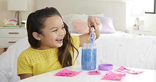 Barbie Color Reveal Chelsea Doll with 6 Surprises: 4 Mystery Bags, Water Reveals Doll's Look & Color Change on Bodice; Glitter Series; [Styles May Vary]