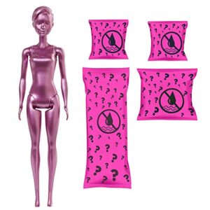 Barbie Color Reveal Doll & Accessories, Shimmer Series, 7 Surprises, 1 Barbie Doll (Styles May Vary)