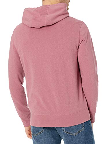 Amazon Essentials Men's Lightweight French Terry Full-Zip Hooded Sweatshirt, Pink, Large