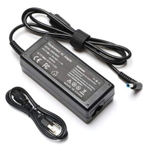 65w laptop charger for hp pavilion x360 11 13 15, envy x360 13 15 17, 15-f111dx 15-f211wm 15-f233wm 15-f278nr 15-r052nr 15-r132wm power cord 19.5v 3.33a charging cord