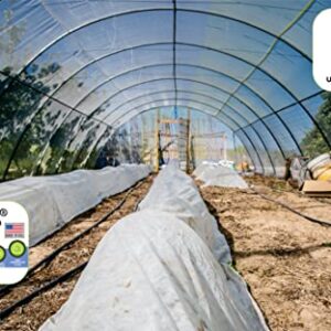 A&A 7 mil Greenhouse Plastic Film 5 Year Clear Polyethylene Cover UV Resistant - Heavy Duty - Premium Quality (25 ft. x 20 ft.)