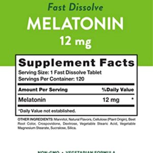 Nature's Truth, Melatonin 12mg, 120 Count