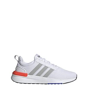adidas racer tr 21 white/grey/solar red 10 d (m)