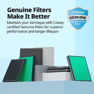 Coway Airmega 150 Air Purifier Replacement Filter Set, Green True HEPA and Active Carbon Filter, AP-1019C-FP