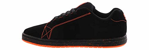 DC Men's Gaveler Low Shoe Skate, Black/Orange, 12