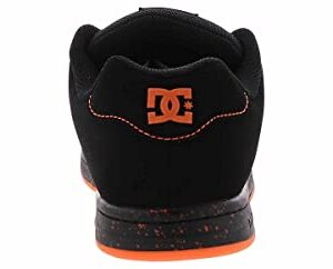 DC Men's Gaveler Low Shoe Skate, Black/Orange, 12